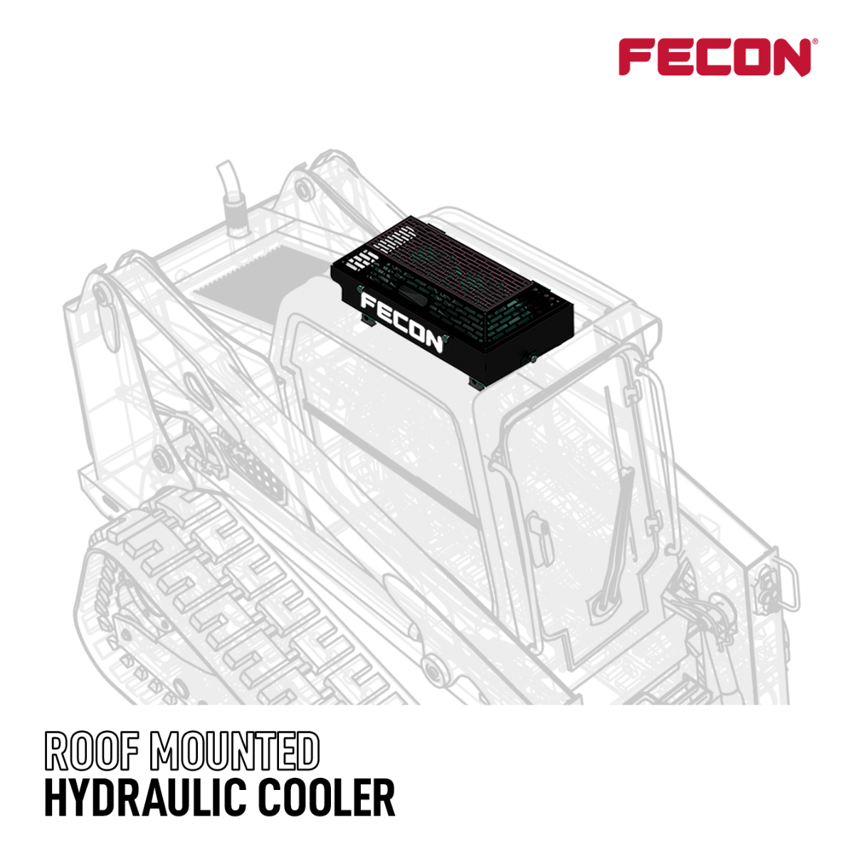 ASM ROOF MOUNTED COOLER NO ILC GL BLACK