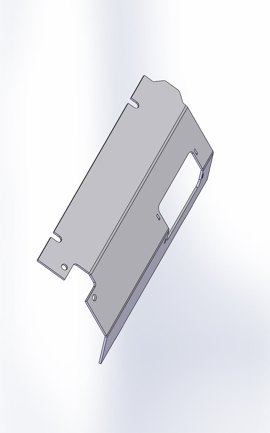MOTOR COVER FAB W/PRESS GAUGE LEFT