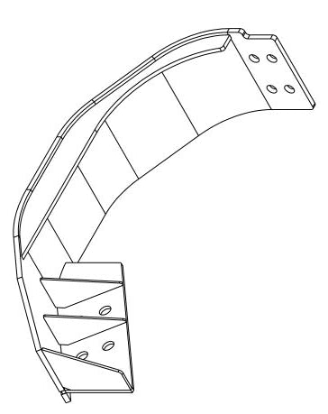 WELD, RIGHT SKID SHOE, BOLT ON