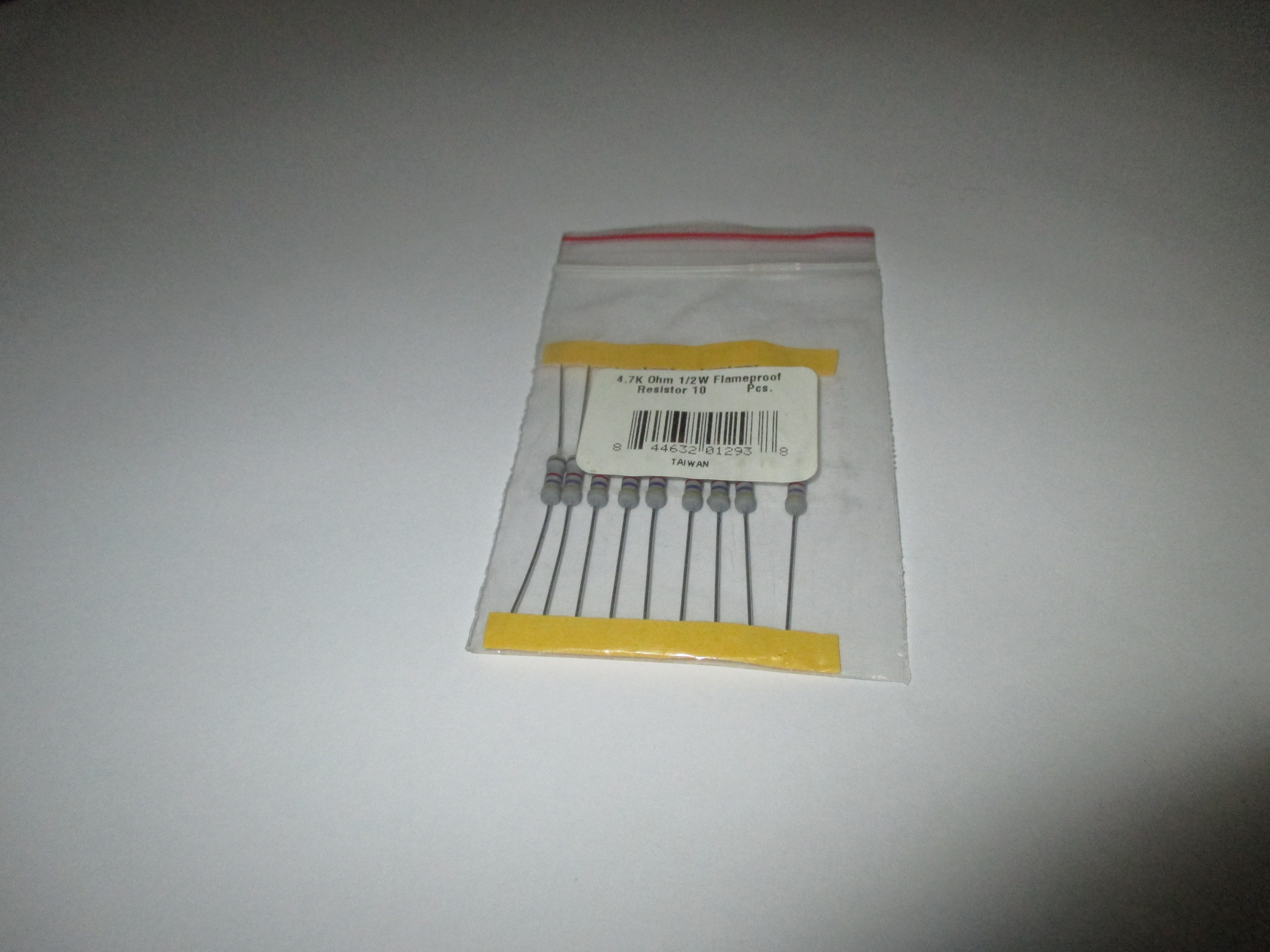 RESISTOR 4.7K OHM .5 W 5% TOL