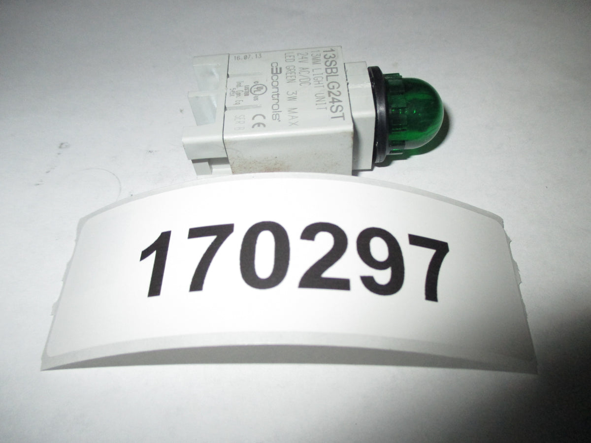 LED INDICATING LIGHT, GREEN 24V
