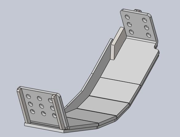 WELD DEPTH SHOE LEFT W/ HARD FACIN