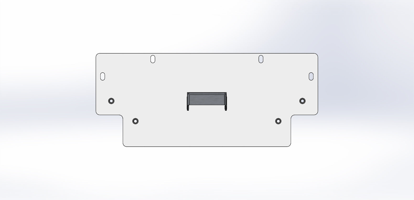 WELD REAR MID COVER -FTX600