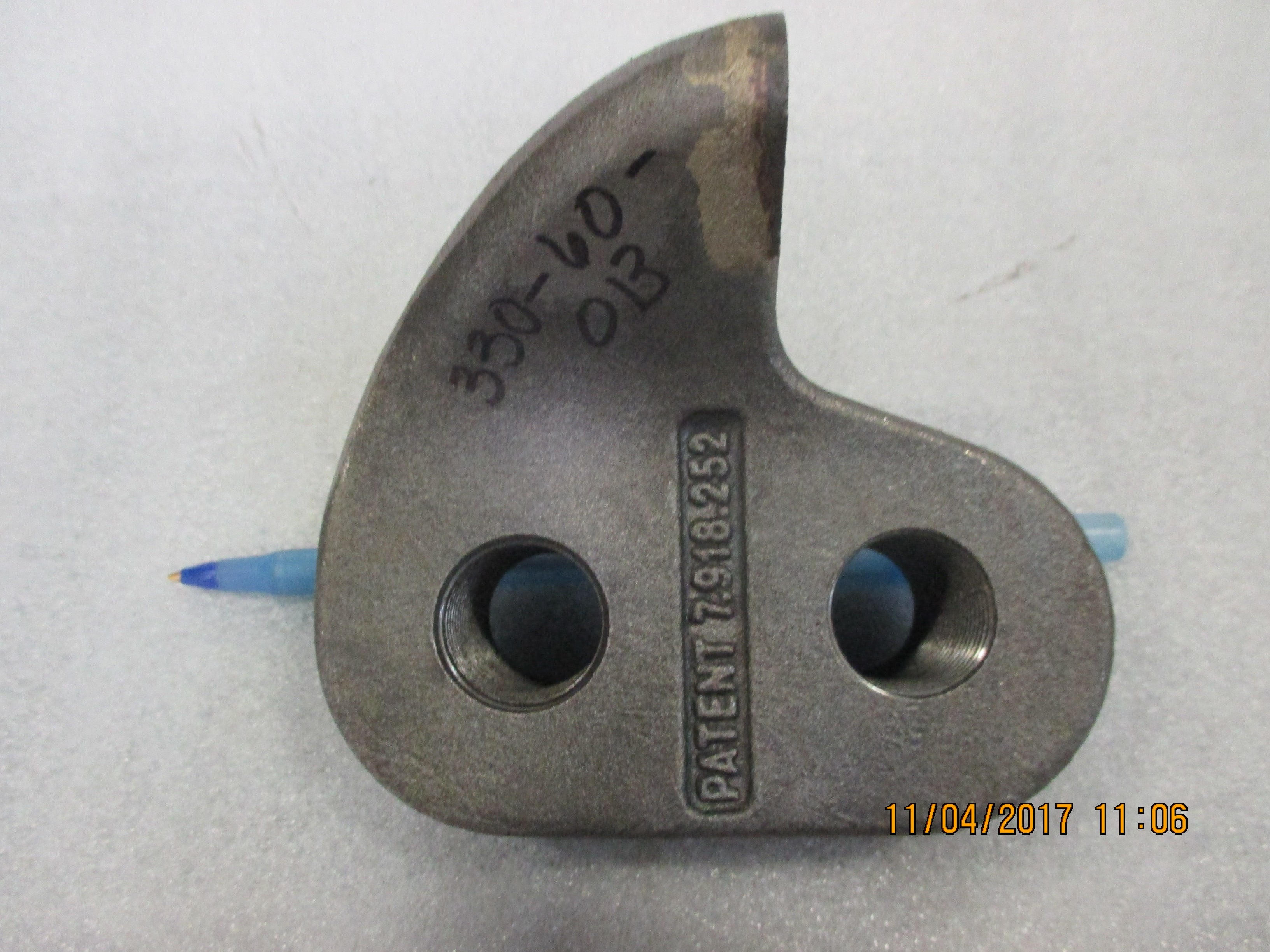TOOTH THREADED ANGLED