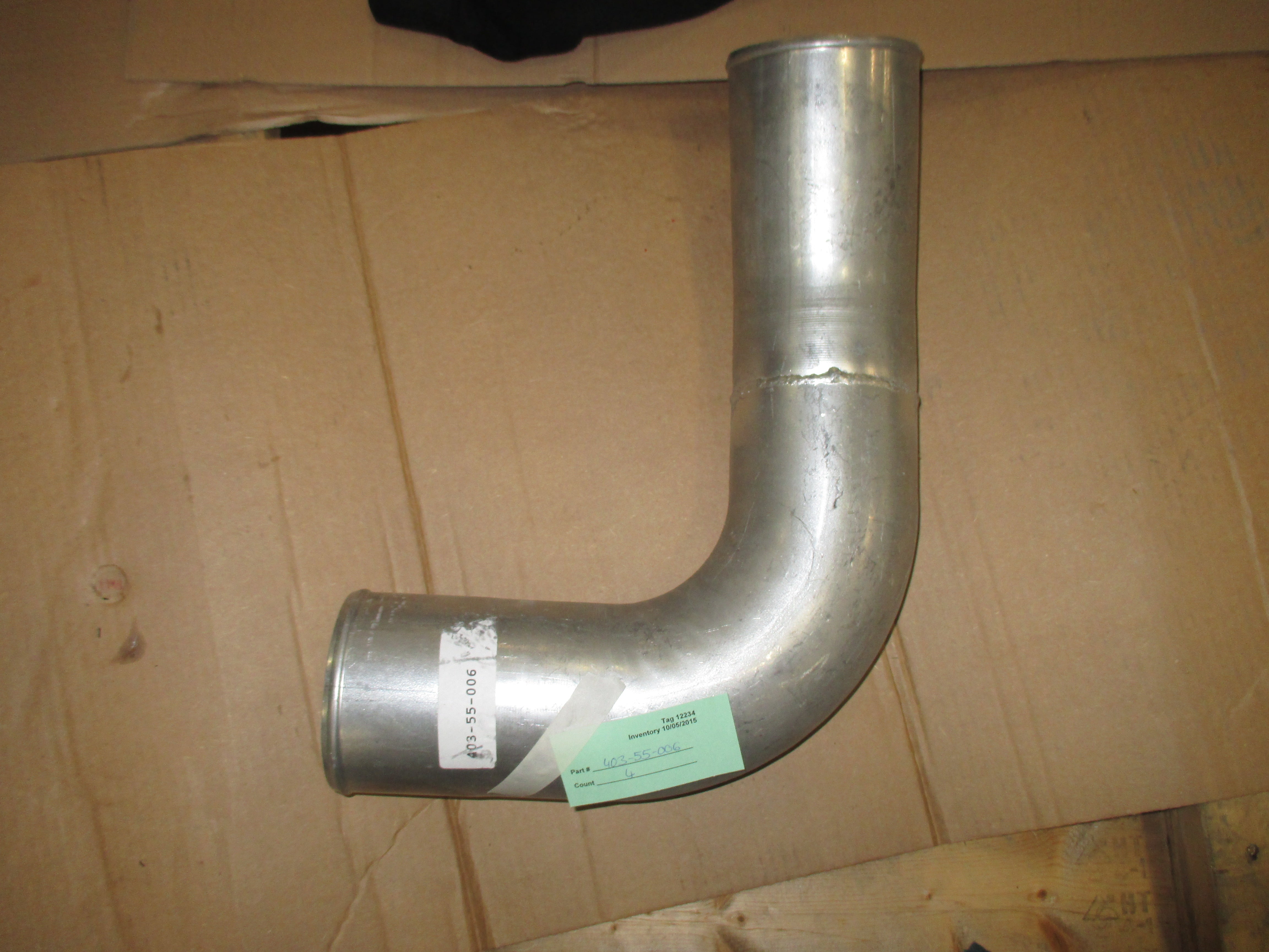 TUBE, 5" O.D. TURBO INLET