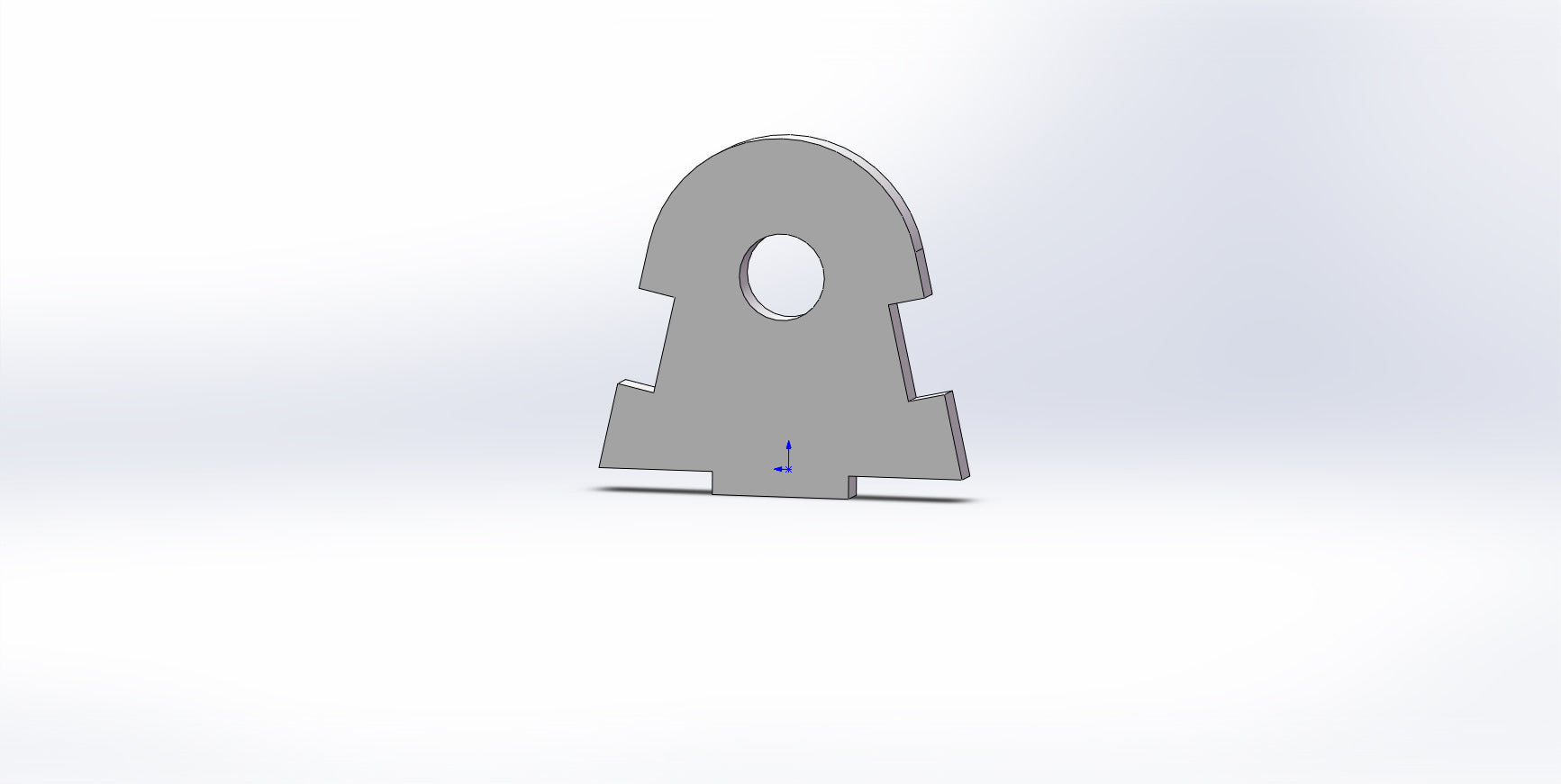 STRIKER MOUNT, REAR HOOD