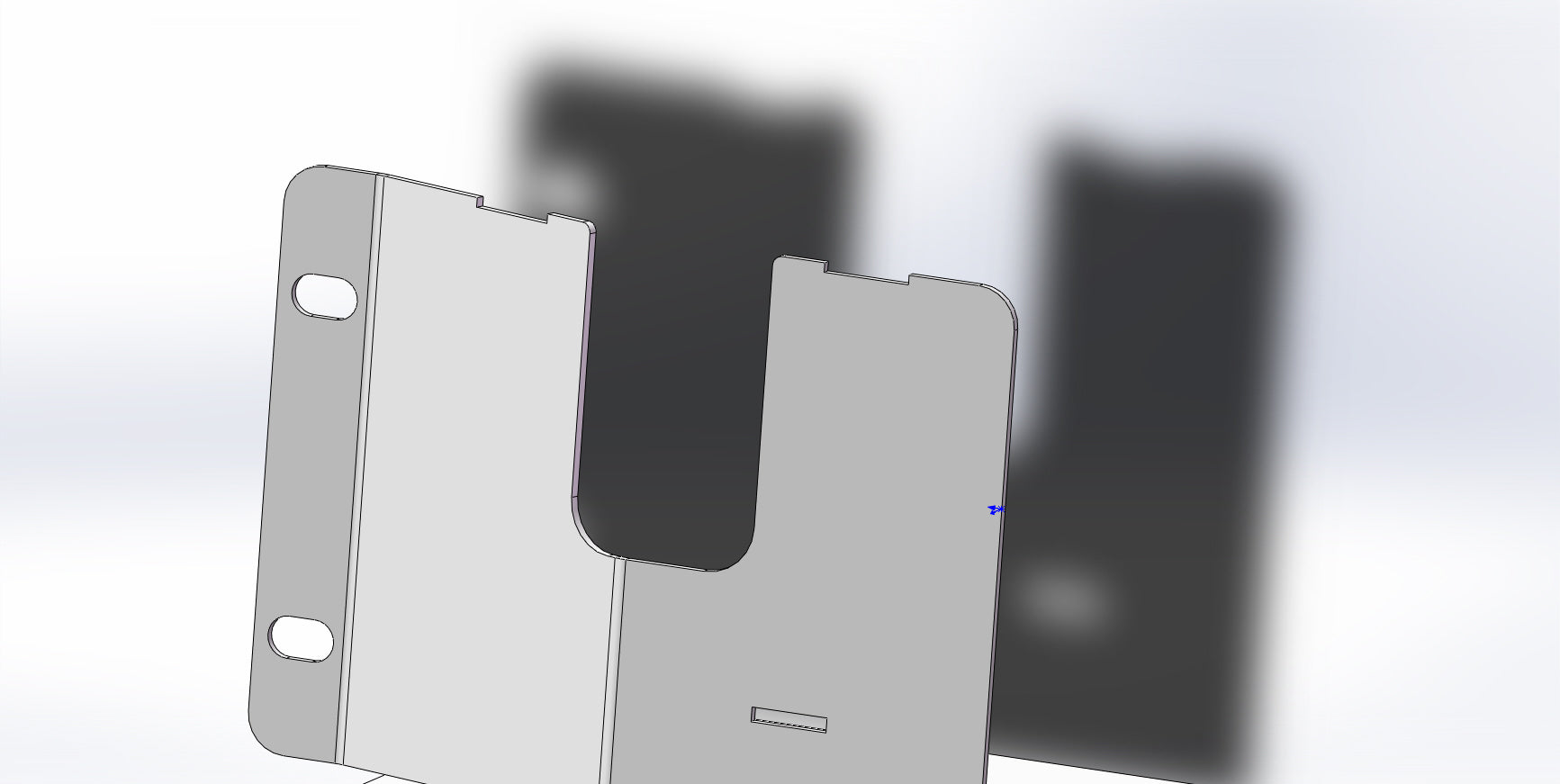 CUP HOLDER BOTTOM LEFT FAB