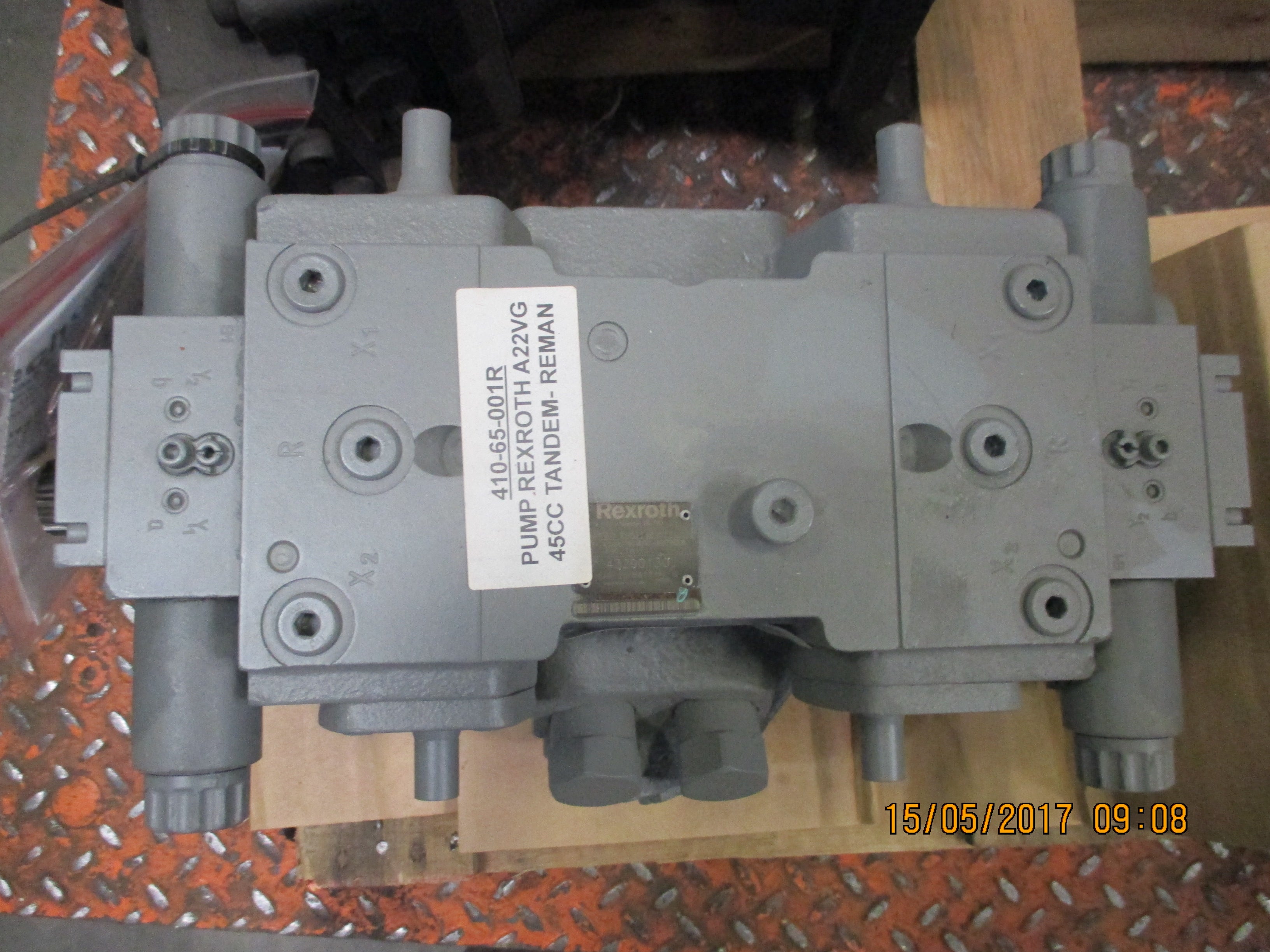 PUMP REXROTH A22VG 45CC TANDEM- REMAN