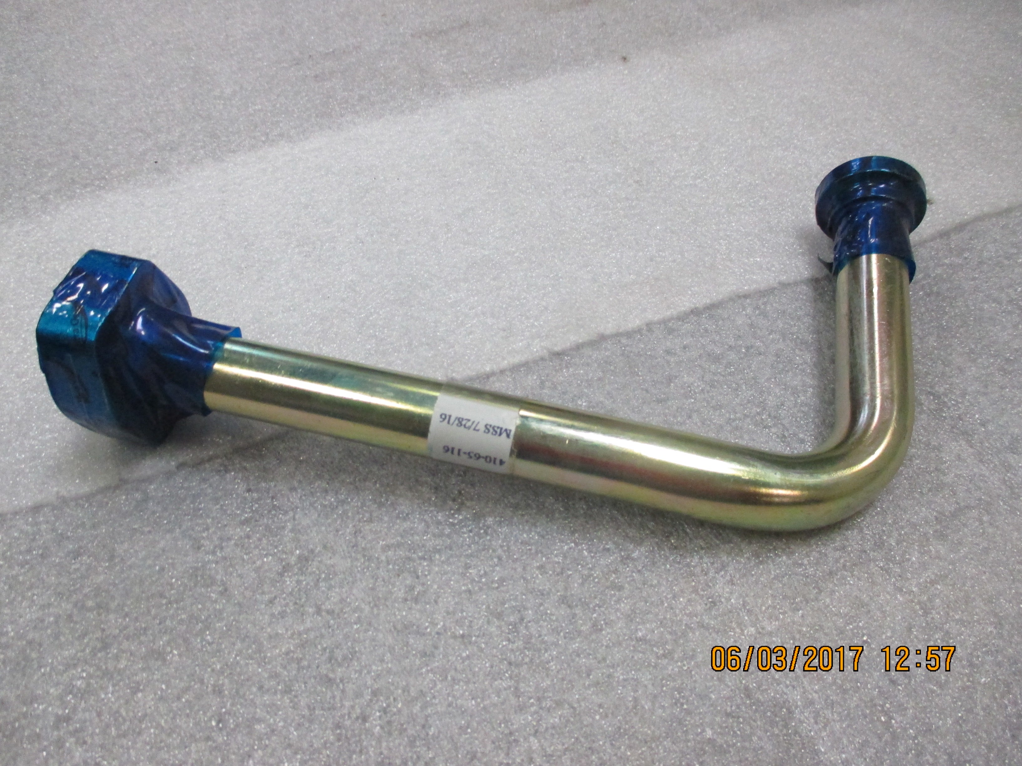 TUBE TRACK MOTOR RIGHT TOP WELD