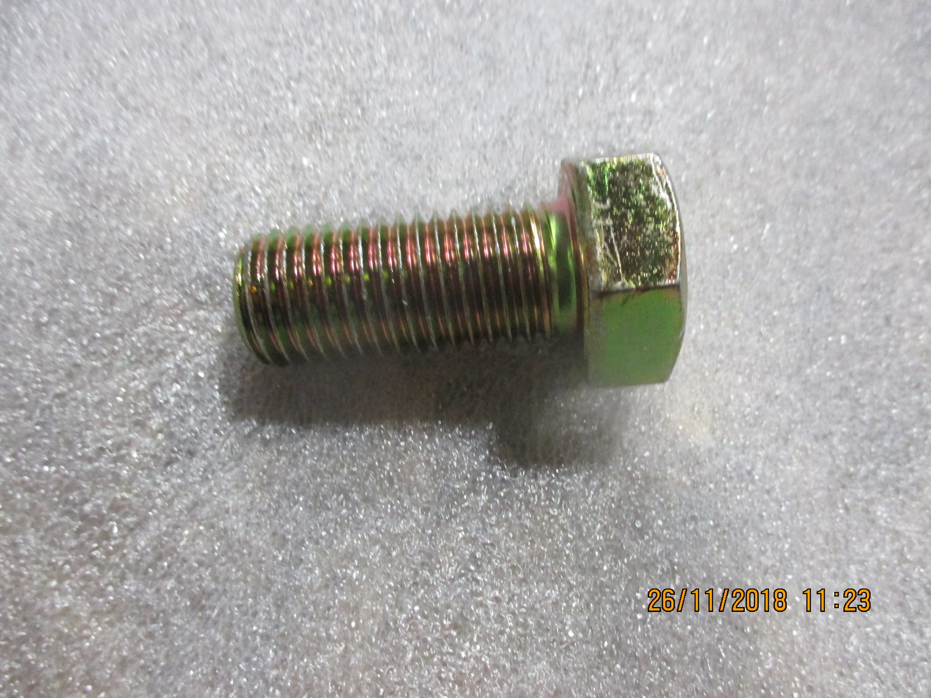 M20-2.5 X 45 HEX BOLT GR10.9 YW ZN