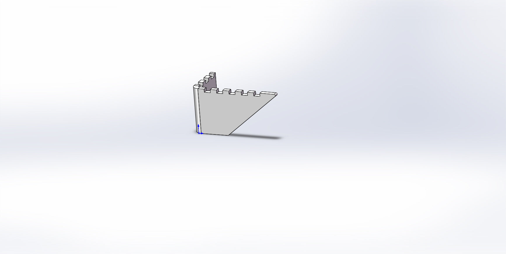 LOADER ARM MOUNTING PLATE STEP