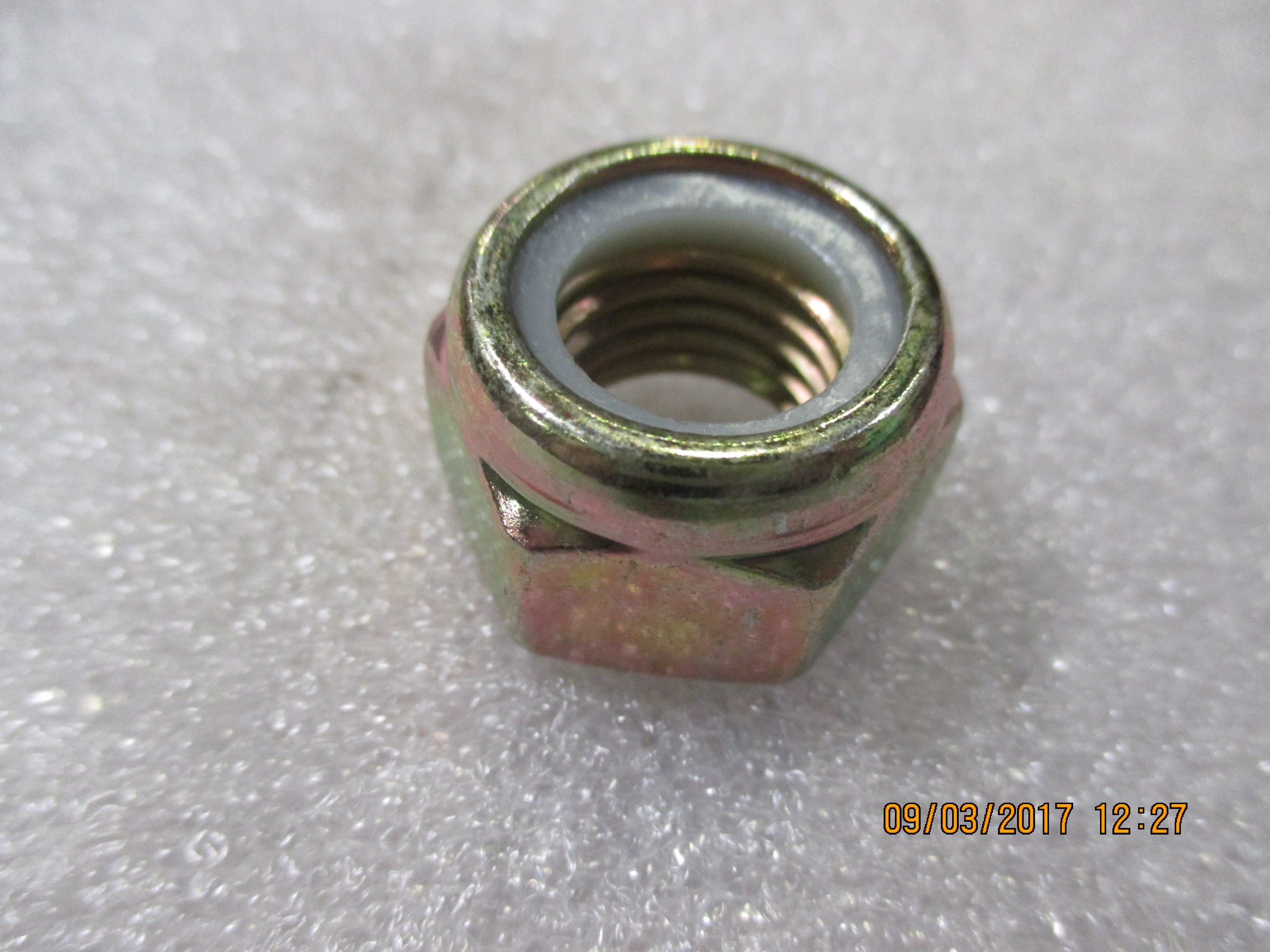M16-2.00 HEX LOCK NUT GR10.9 YW ZN