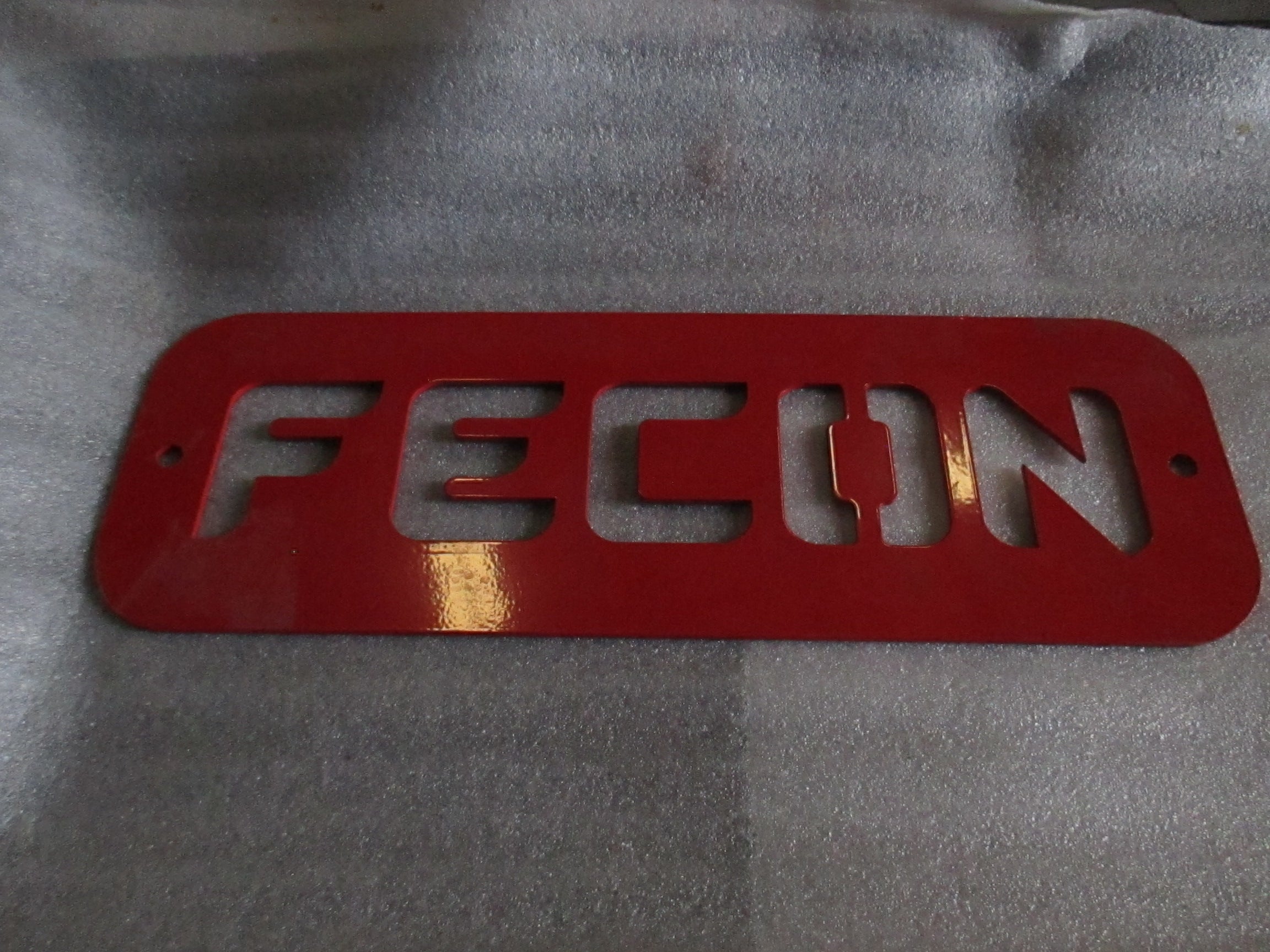 LOGO PLATE FTX200 REAR DOOR FECON