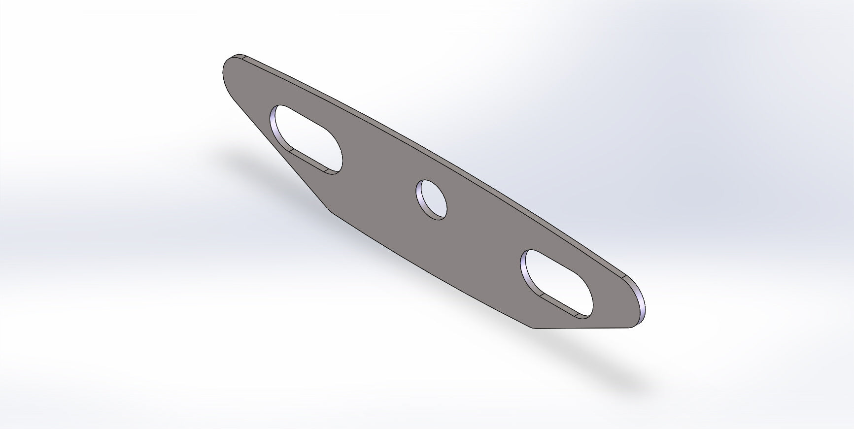 TRACK PIVOT ARM MID STIFFENER PLATE