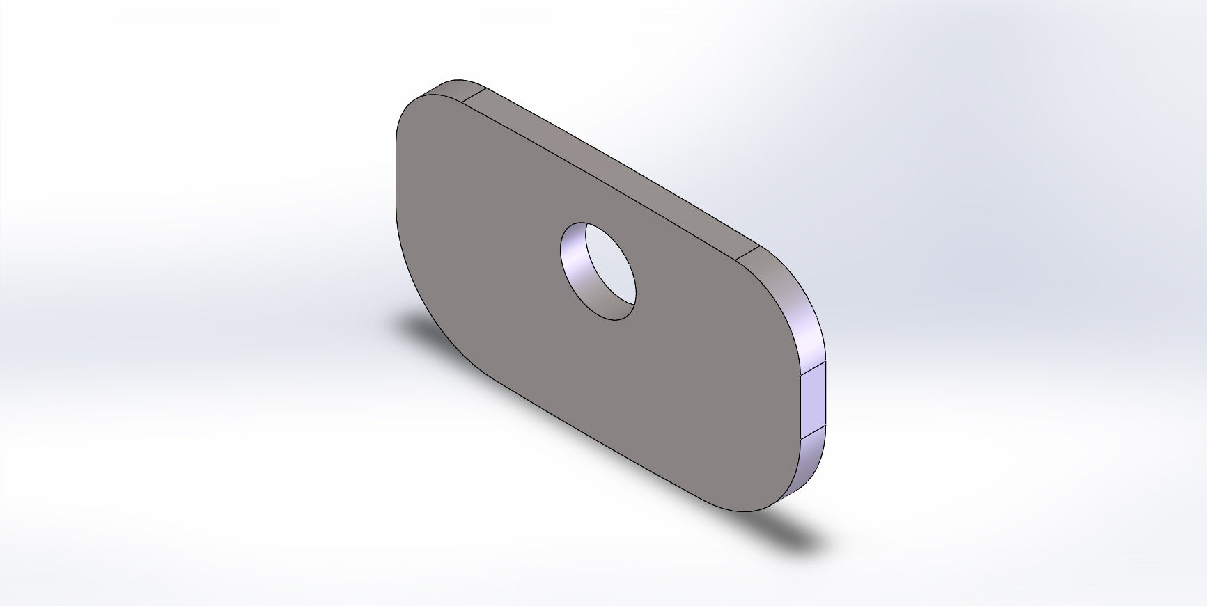 TRACK PIVOT ARM CENTER SUPPORT PLAT