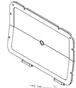 REAR ACCESS PANEL WELD
