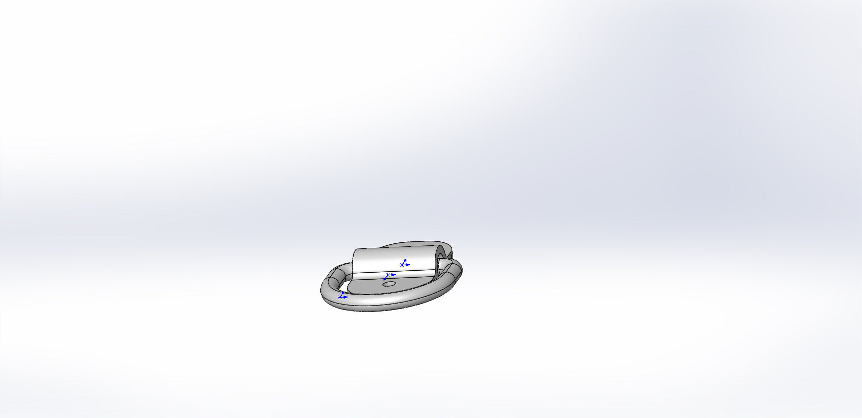 BOLT-ON TIE DOWN RING 1.75" 3076T34