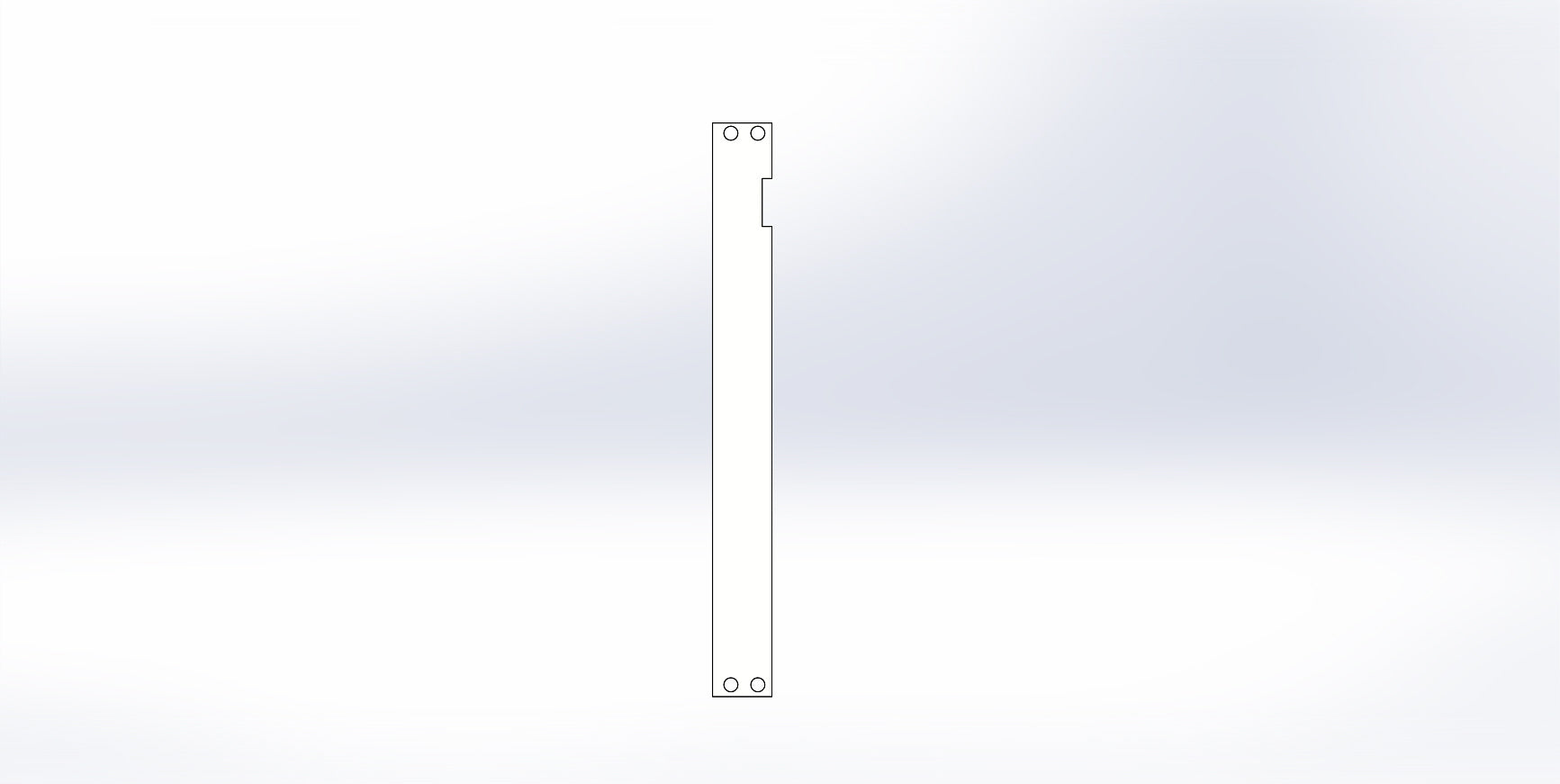 RADIATOR BOTTOM SUPPORT FAB