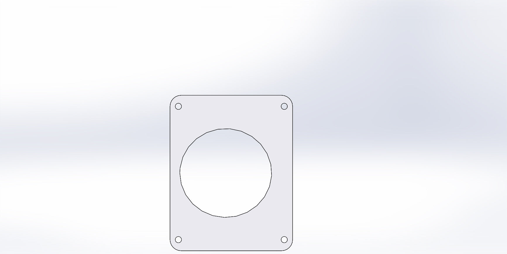 PRECLEANER MOUNTING FLANGE