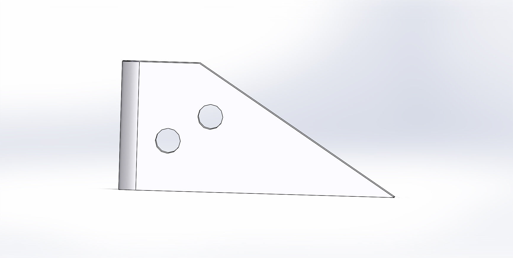 RADIATOR SIDE MOUNT FOOT