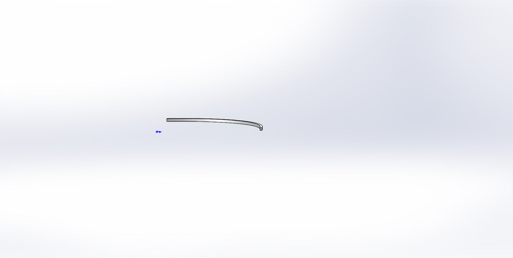 PRECLEANER SCREEN WELD STRIP