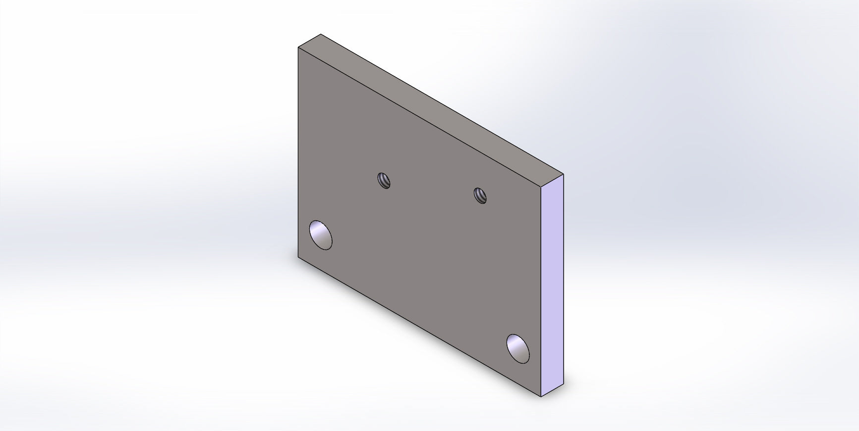 ACCUMULATOR VENT VALVE MOUNT PLATE
