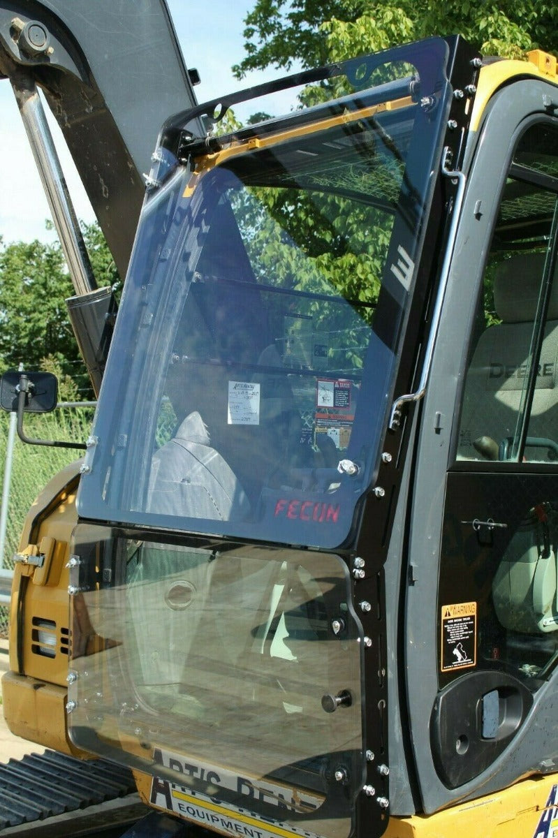 Excavator Cab Guard by Fecon, Universal Fit (Fits most 8-30 ton excavators)