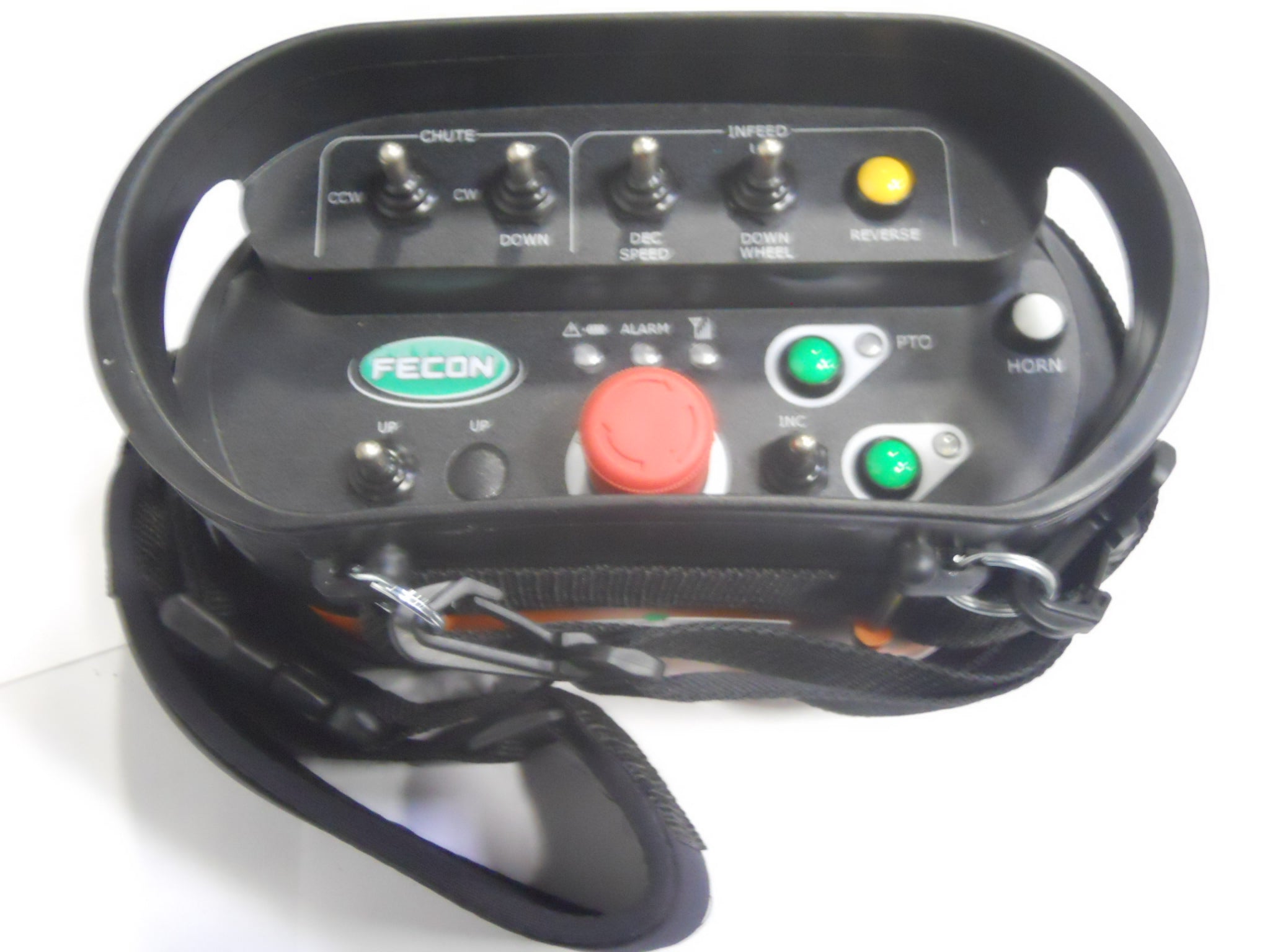 REMOTE TRANSMITTER TROUGH INFEED