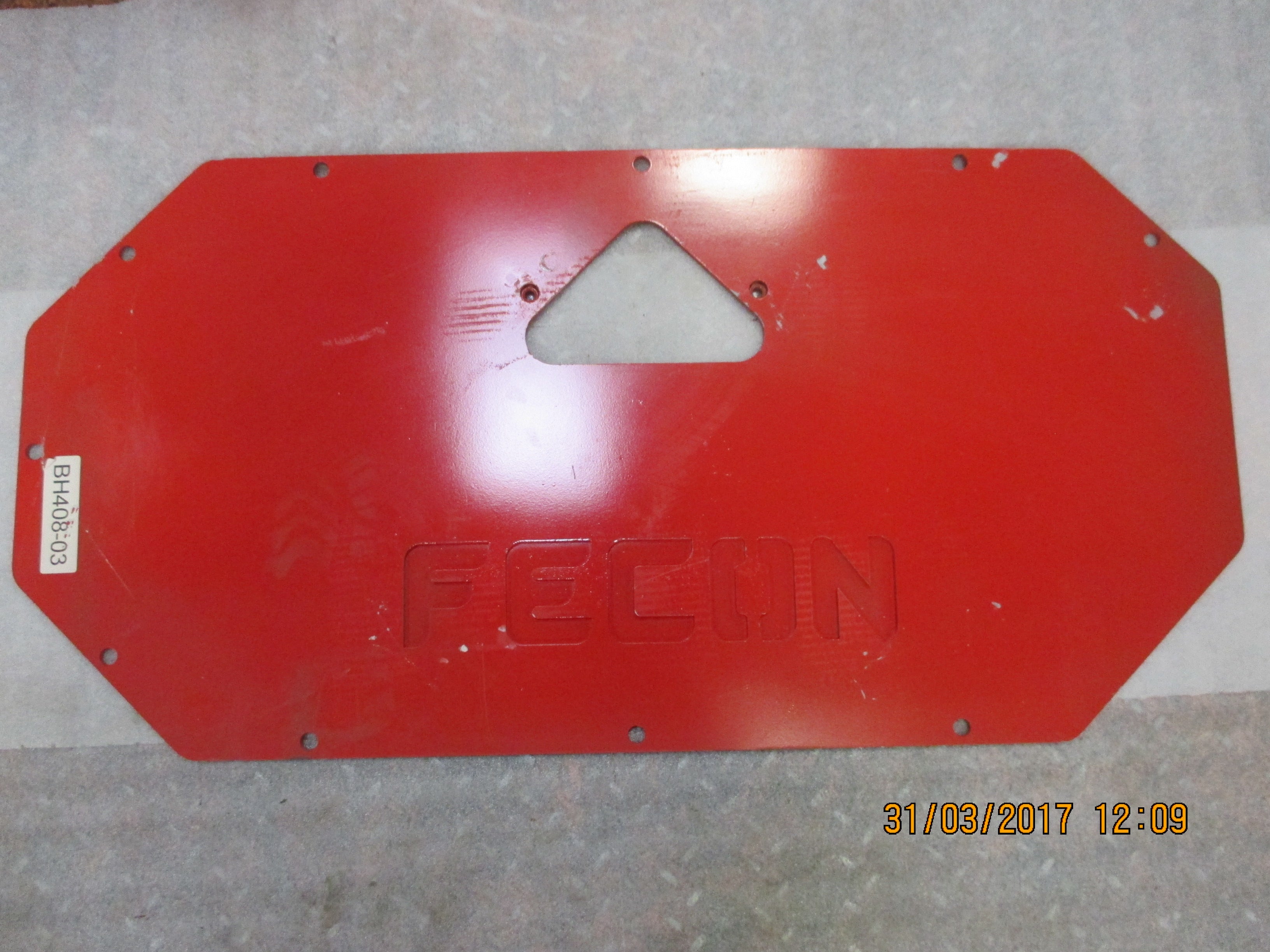 RIGHT BELTCOVER WELD SS