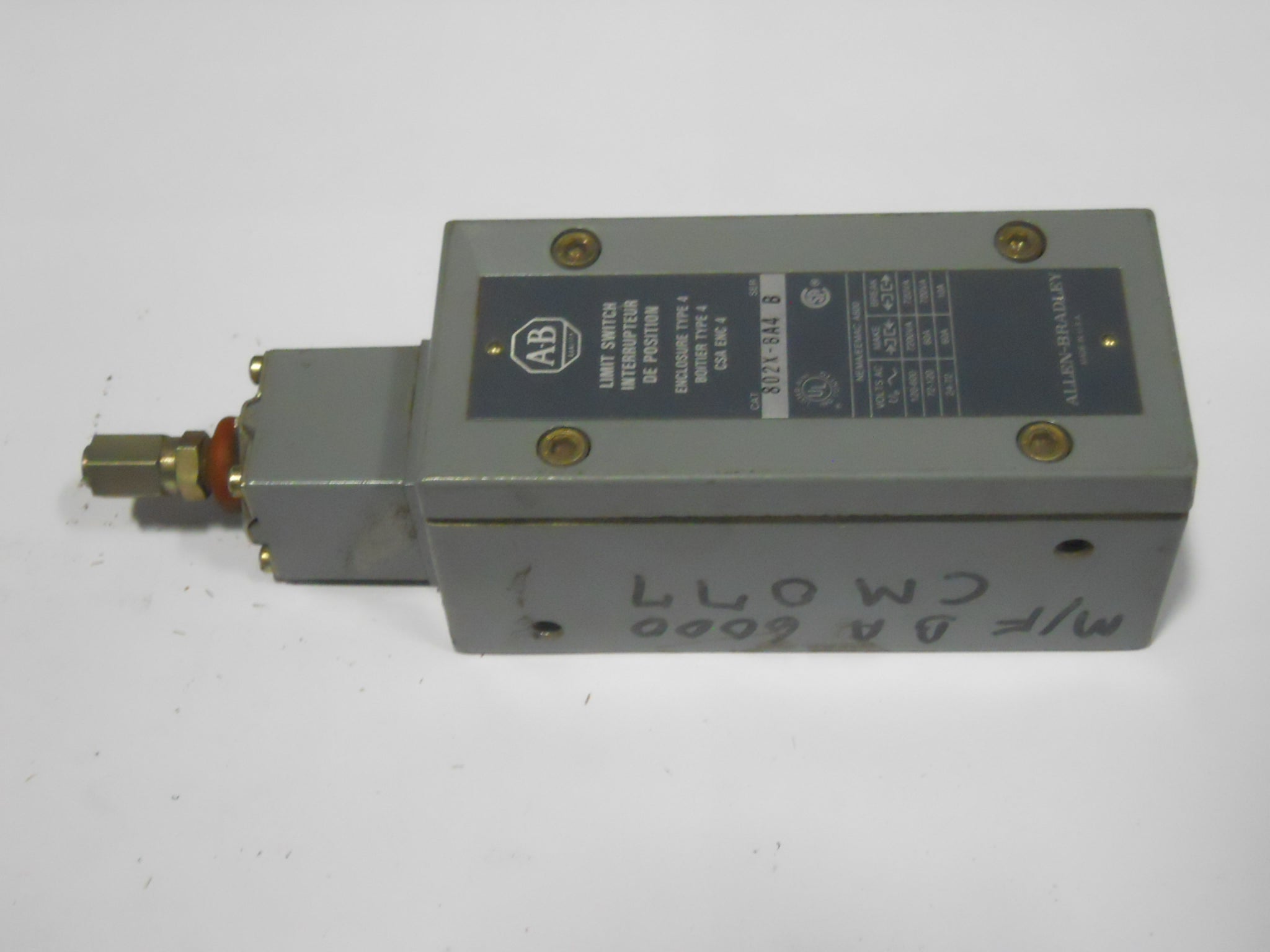 Switch AB Adjustable Limit