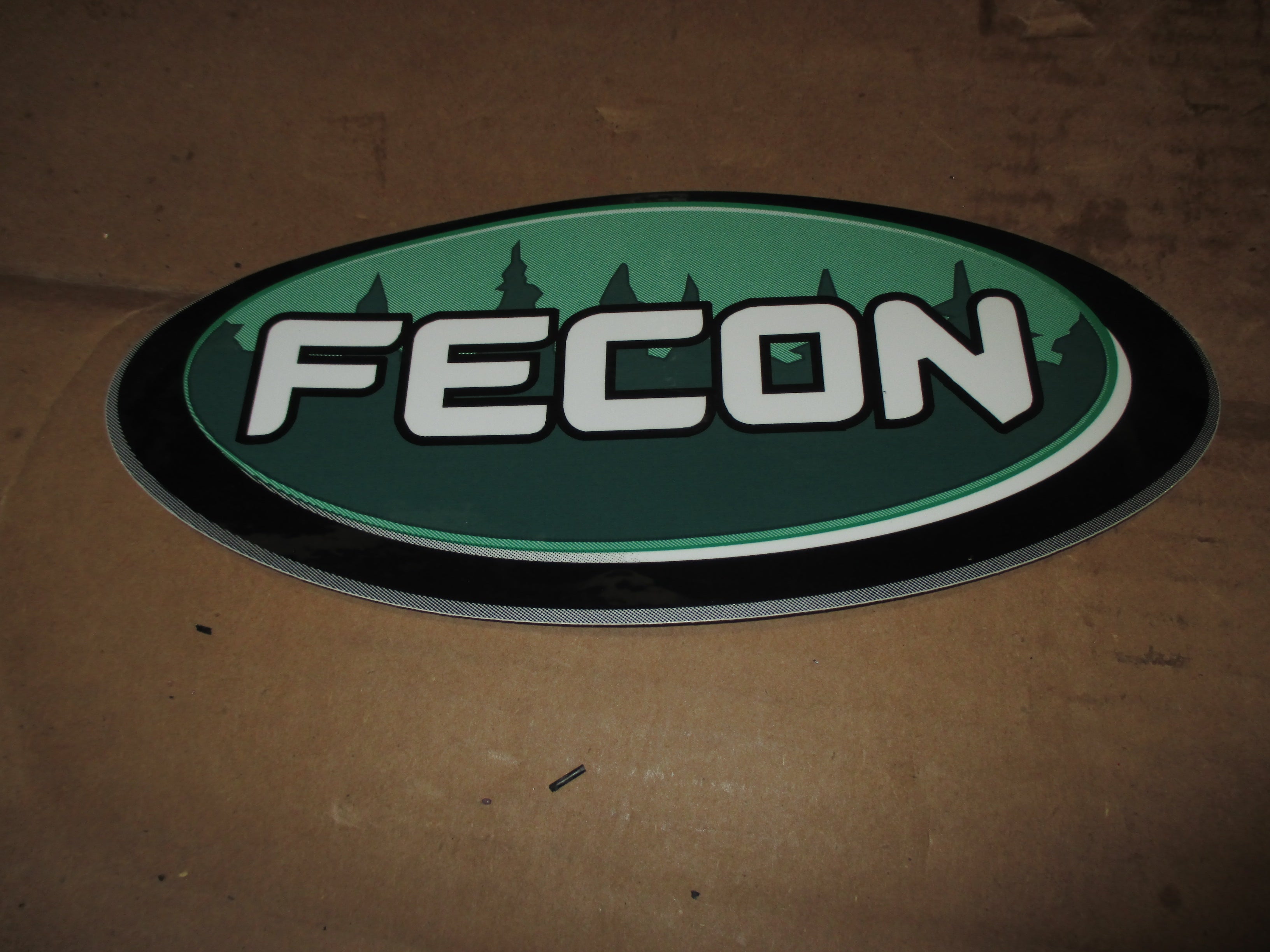 DECAL: SMALL "FECON" LOGO