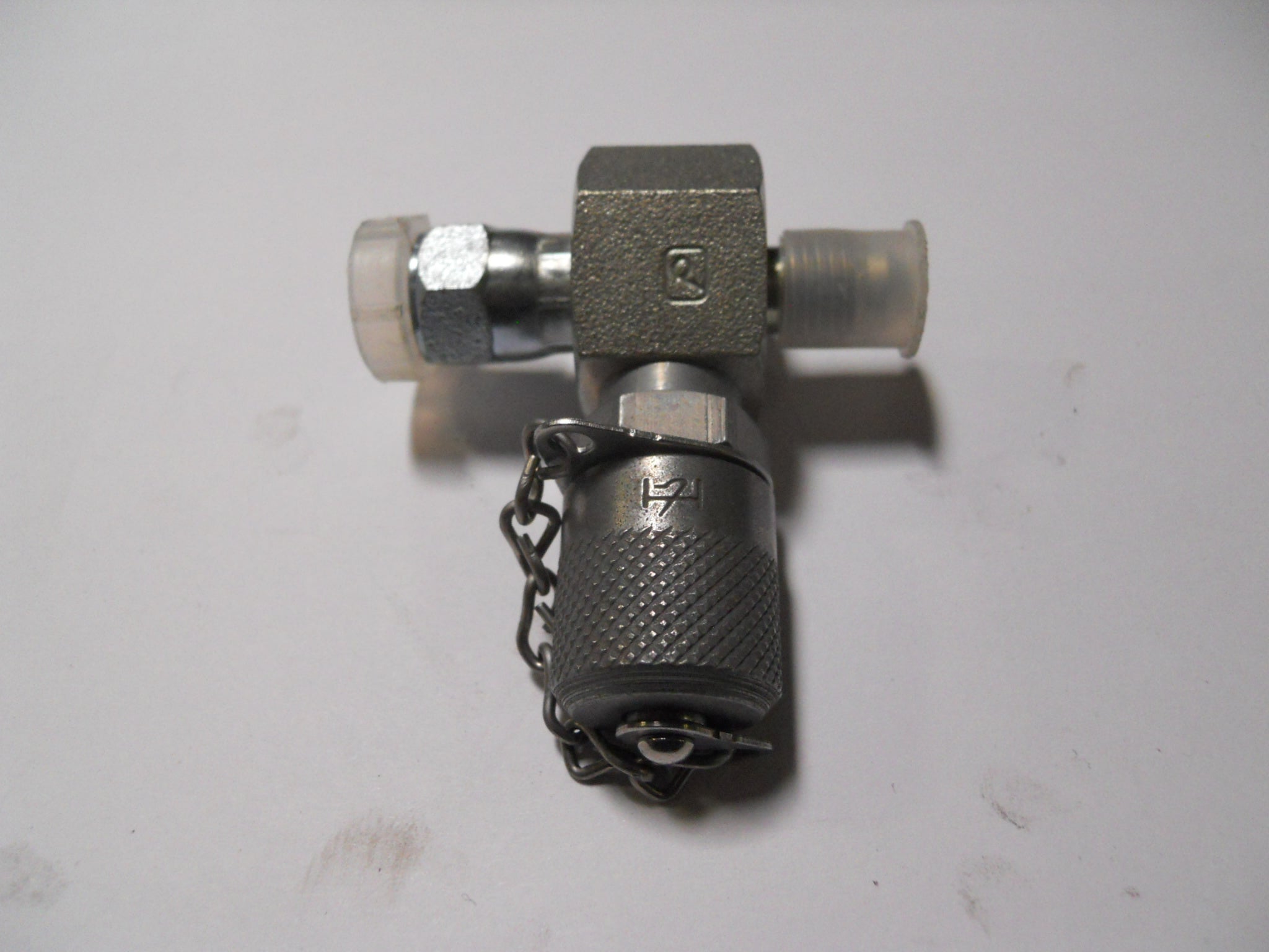 TEST PORT #4 JIC INLINE 16MM THREAD