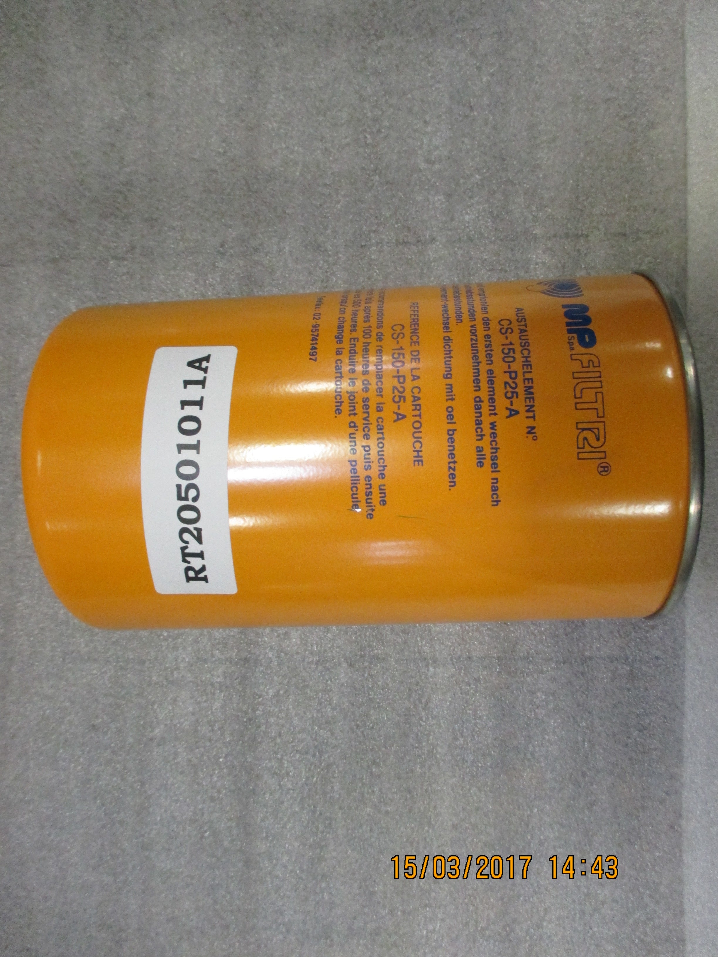 SCREW-ON FILTER ELEMENT- HYD RT400