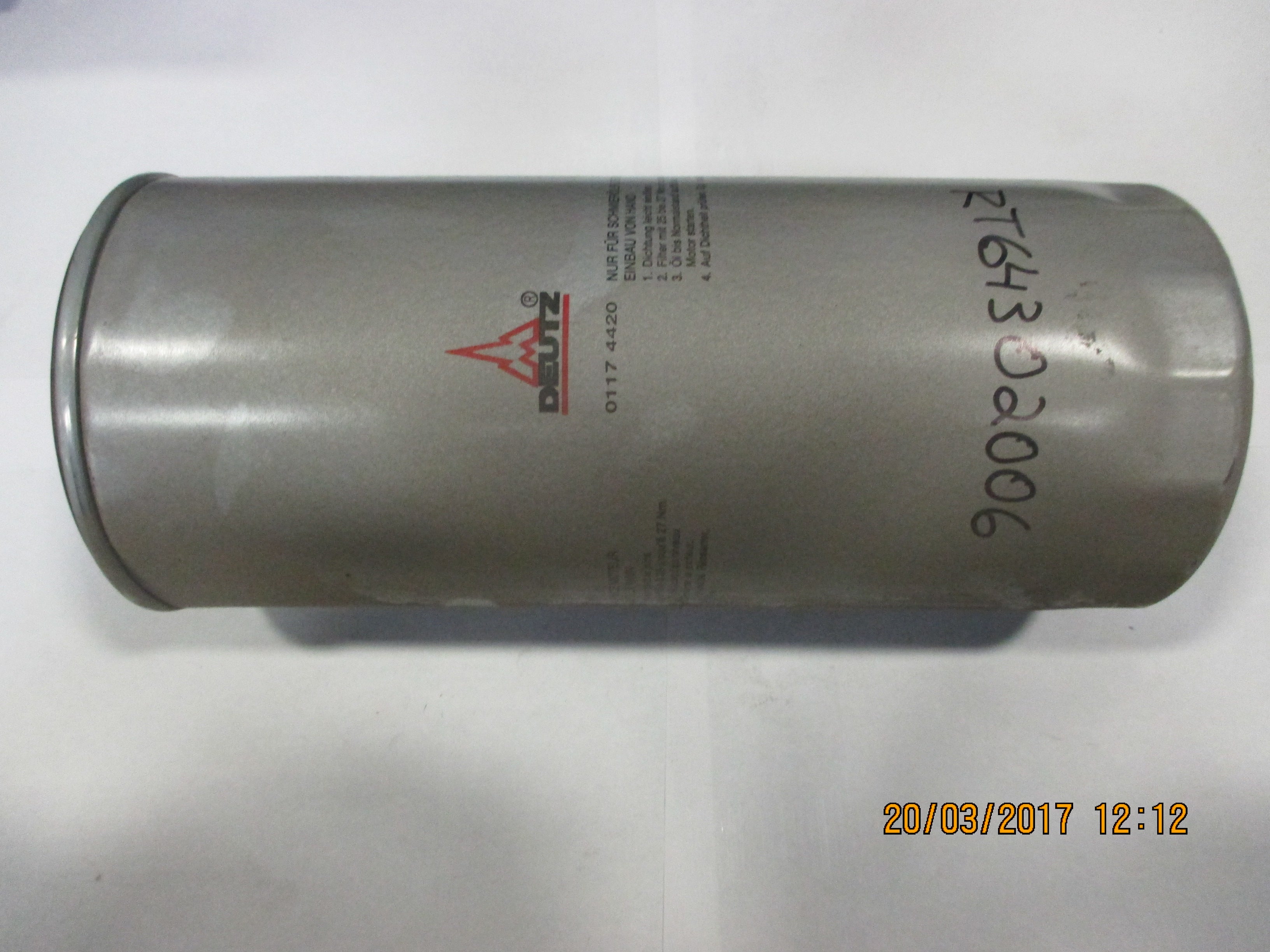 OIL FILTER: RT350/RT400 DEUTZ